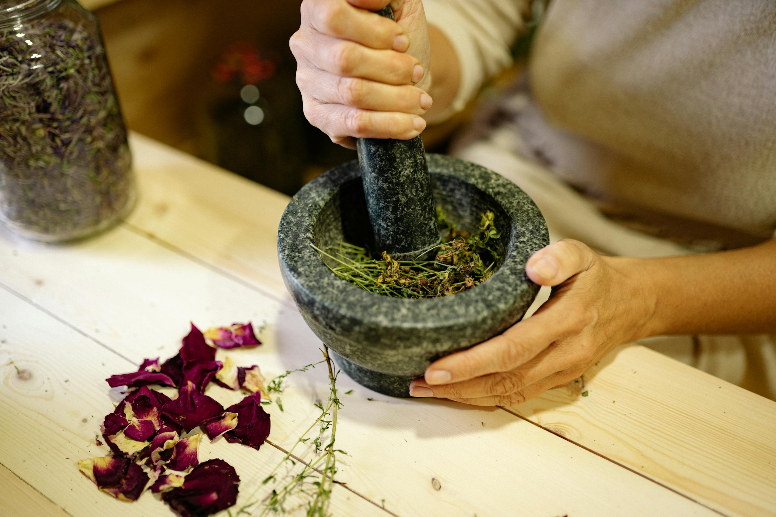 herbs for blood pressure in the stillroom
