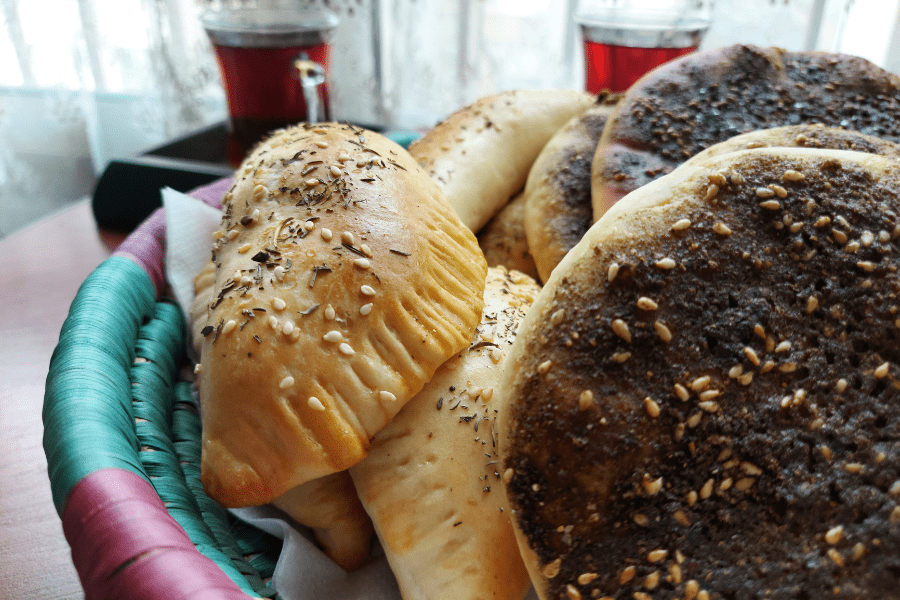 Manaqish flatbread with za'atar