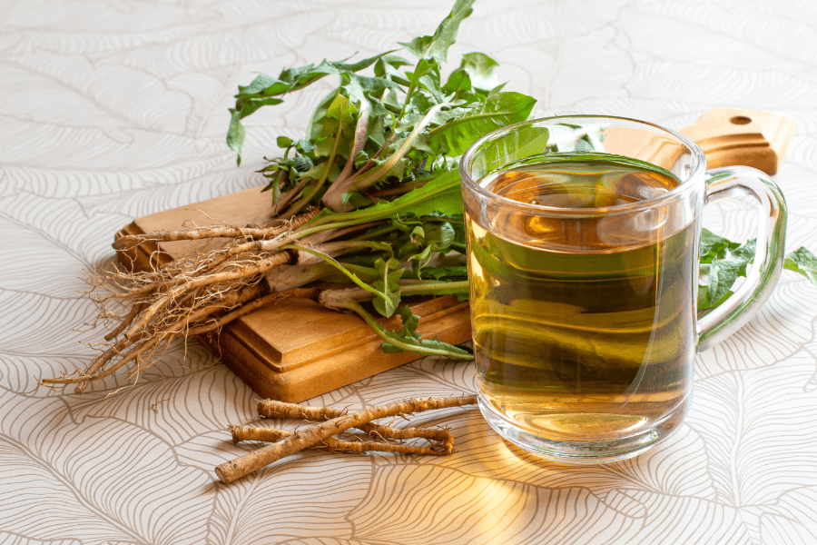 dandelion root tea