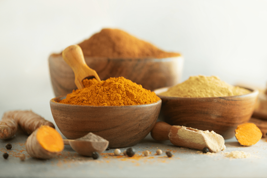 turmeric powders