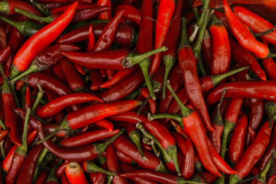 Cayenne Pepper in Close Up Photography