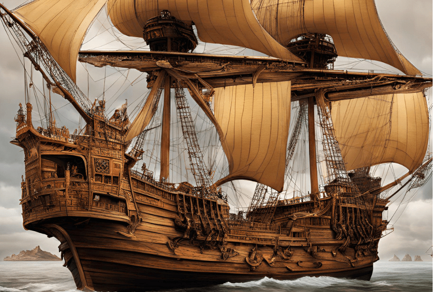 spice trading ship