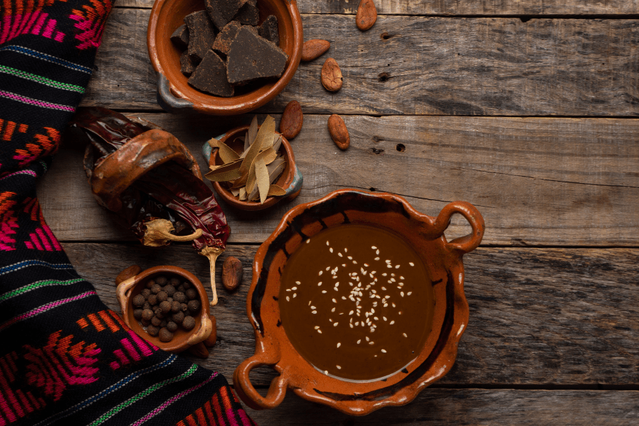 cayenne in mole sauce