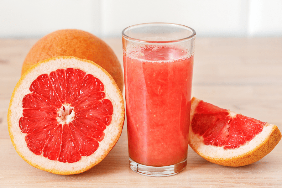 pink grapefruit juice